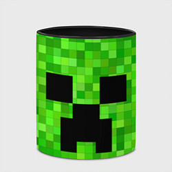 Кружка 3D MINECRAFT, цвет: 3D-белый + черный — фото 2