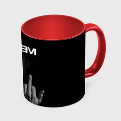 Кружка 3D EMINEM, цвет: 3D-белый + красный