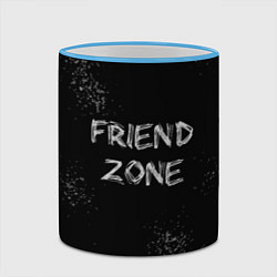 Кружка 3D FRIEND ZONE, цвет: 3D-небесно-голубой кант — фото 2