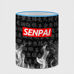 Кружка 3D SENPAI, цвет: 3D-небесно-голубой кант — фото 2