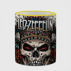 Кружка 3D Led Zeppelin, цвет: 3D-желтый кант — фото 2