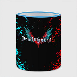 Кружка 3D DEVIL MAY CRY, цвет: 3D-небесно-голубой кант — фото 2