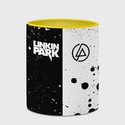 Кружка 3D LINKIN PARK, цвет: 3D-белый + желтый — фото 2