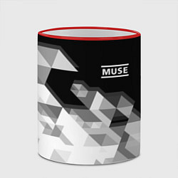 Кружка 3D Muse, цвет: 3D-красный кант — фото 2