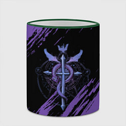 Кружка 3D Стальной алхимик, цвет: 3D-зеленый кант — фото 2