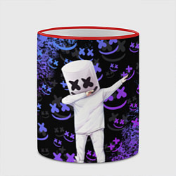Кружка 3D Marshmello, цвет: 3D-красный кант — фото 2