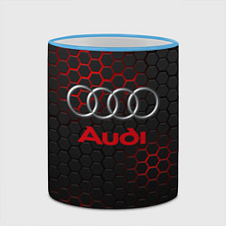 Кружка 3D AUDI, цвет: 3D-небесно-голубой кант — фото 2