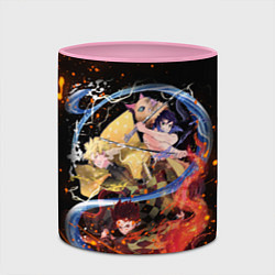 Кружка 3D KIMETSU NO YAIBA, цвет: 3D-белый + розовый — фото 2