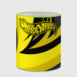 Кружка 3D Hot Wheels, цвет: 3D-светло-зеленый кант — фото 2