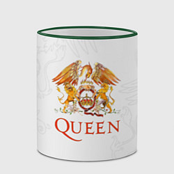 Кружка 3D Queen, цвет: 3D-зеленый кант — фото 2