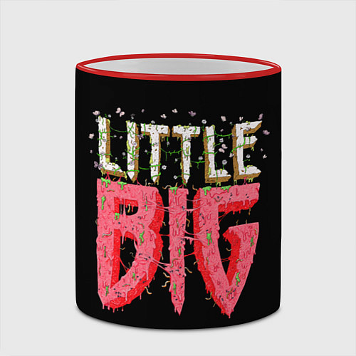 Кружка цветная Little Big / 3D-Красный кант – фото 2