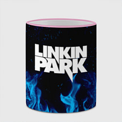 Кружка 3D LINKIN PARK, цвет: 3D-розовый кант — фото 2