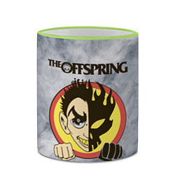 Кружка 3D The Offspring, цвет: 3D-светло-зеленый кант — фото 2
