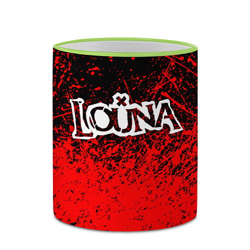 Кружка цветная Louna / 3D-Светло-зеленый кант – фото 2