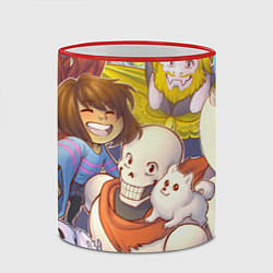 Кружка 3D UNDERTALE, цвет: 3D-красный кант — фото 2