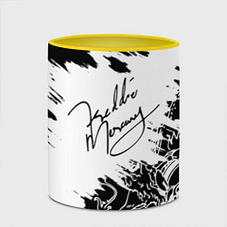 Кружка 3D Автограф Фредди Меркьюри, цвет: 3D-белый + желтый — фото 2