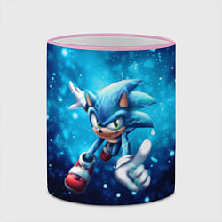 Кружка 3D SONIC, цвет: 3D-розовый кант — фото 2