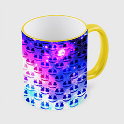 Кружка 3D MARSMELLO SPACE, цвет: 3D-желтый кант