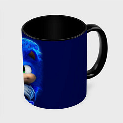 Кружка 3D SONIC, цвет: 3D-белый + черный