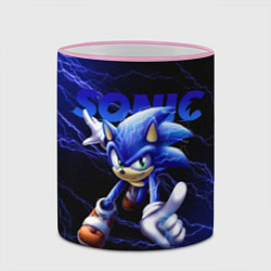 Кружка 3D SONIC, цвет: 3D-розовый кант — фото 2