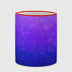 Кружка 3D Звёздное небо, цвет: 3D-красный кант — фото 2