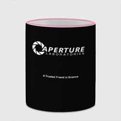 Кружка 3D Aperture, цвет: 3D-розовый кант — фото 2