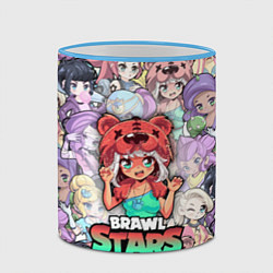 Кружка 3D BrawlStars Girls Oko, цвет: 3D-небесно-голубой кант — фото 2