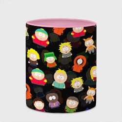 Кружка 3D ЮЖНЫЙ ПАРК, цвет: 3D-белый + розовый — фото 2