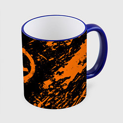 Кружка 3D HALF-LIFE, цвет: 3D-синий кант