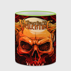 Кружка 3D Bullet For My Valentine, цвет: 3D-светло-зеленый кант — фото 2