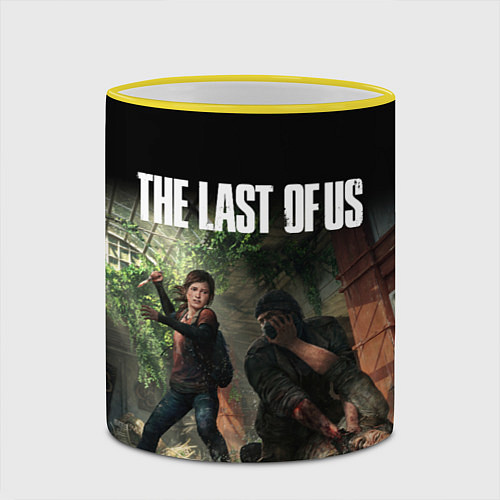 Кружка цветная THE LAST OF US / 3D-Желтый кант – фото 2