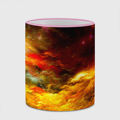 Кружка цветная Galaxy / 3D-Розовый кант – фото 2