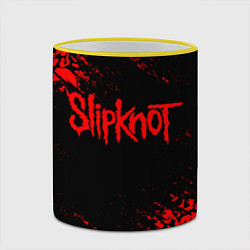 Кружка 3D SLIPKNOT, цвет: 3D-желтый кант — фото 2