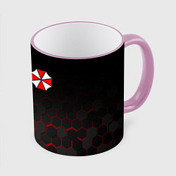 Кружка 3D UMBRELLA CORP, цвет: 3D-розовый кант