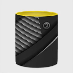 Кружка 3D FC Borussia, цвет: 3D-белый + желтый — фото 2