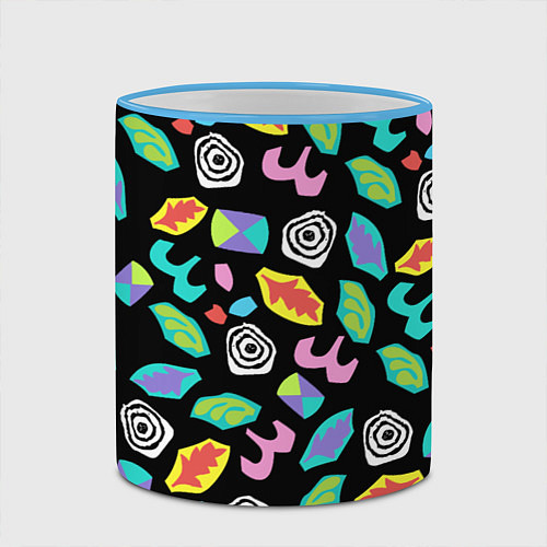 Кружка цветная Очень странные дела / 3D-Небесно-голубой кант – фото 2