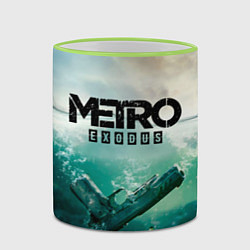 Кружка 3D METRO EXODUS, цвет: 3D-светло-зеленый кант — фото 2