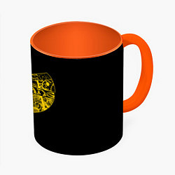 Кружка 3D Wu-Tang Clan, цвет: 3D-белый + оранжевый