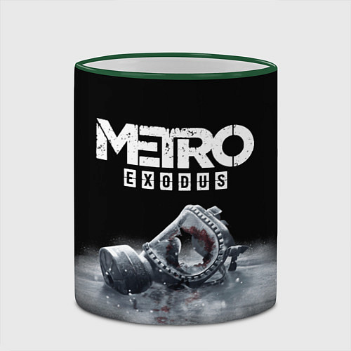 Кружка цветная METRO EXODUS / 3D-Зеленый кант – фото 2