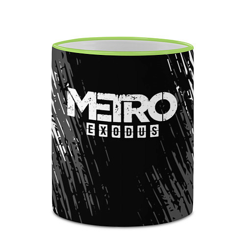 Кружка цветная METRO EXODUS / 3D-Светло-зеленый кант – фото 2