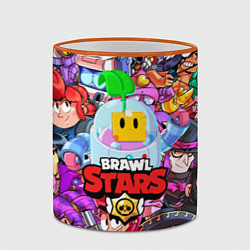 Кружка 3D BRAWL STARS SPROUT, цвет: 3D-оранжевый кант — фото 2