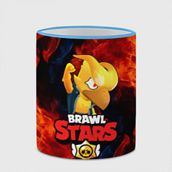 Кружка 3D BRAWL STARS CROW PHOENIX, цвет: 3D-небесно-голубой кант — фото 2