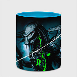 Кружка 3D PREDATOR, цвет: 3D-белый + небесно-голубой — фото 2