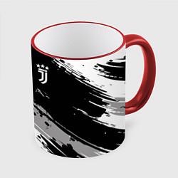 Кружка 3D Juventus F C, цвет: 3D-красный кант