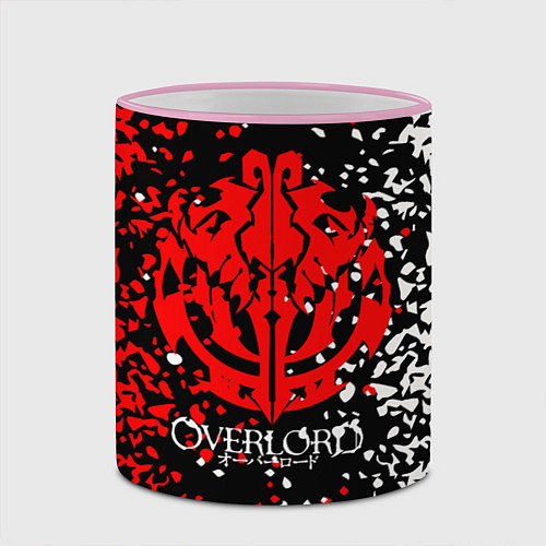 Кружка цветная Overlord / 3D-Розовый кант – фото 2
