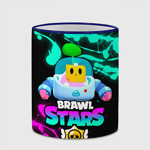 Кружка цветная BRAWL STARS SPROUT 24 / 3D-Синий кант – фото 2