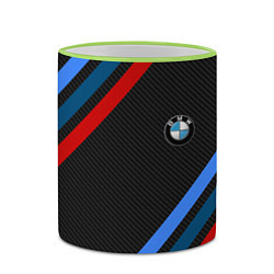 Кружка 3D BMW CARBON, цвет: 3D-светло-зеленый кант — фото 2