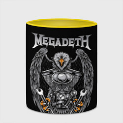 Кружка 3D Megadeth, цвет: 3D-белый + желтый — фото 2