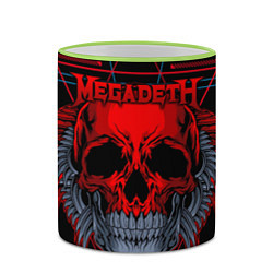 Кружка 3D Megadeth, цвет: 3D-светло-зеленый кант — фото 2