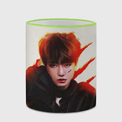 Кружка 3D BTS, цвет: 3D-светло-зеленый кант — фото 2